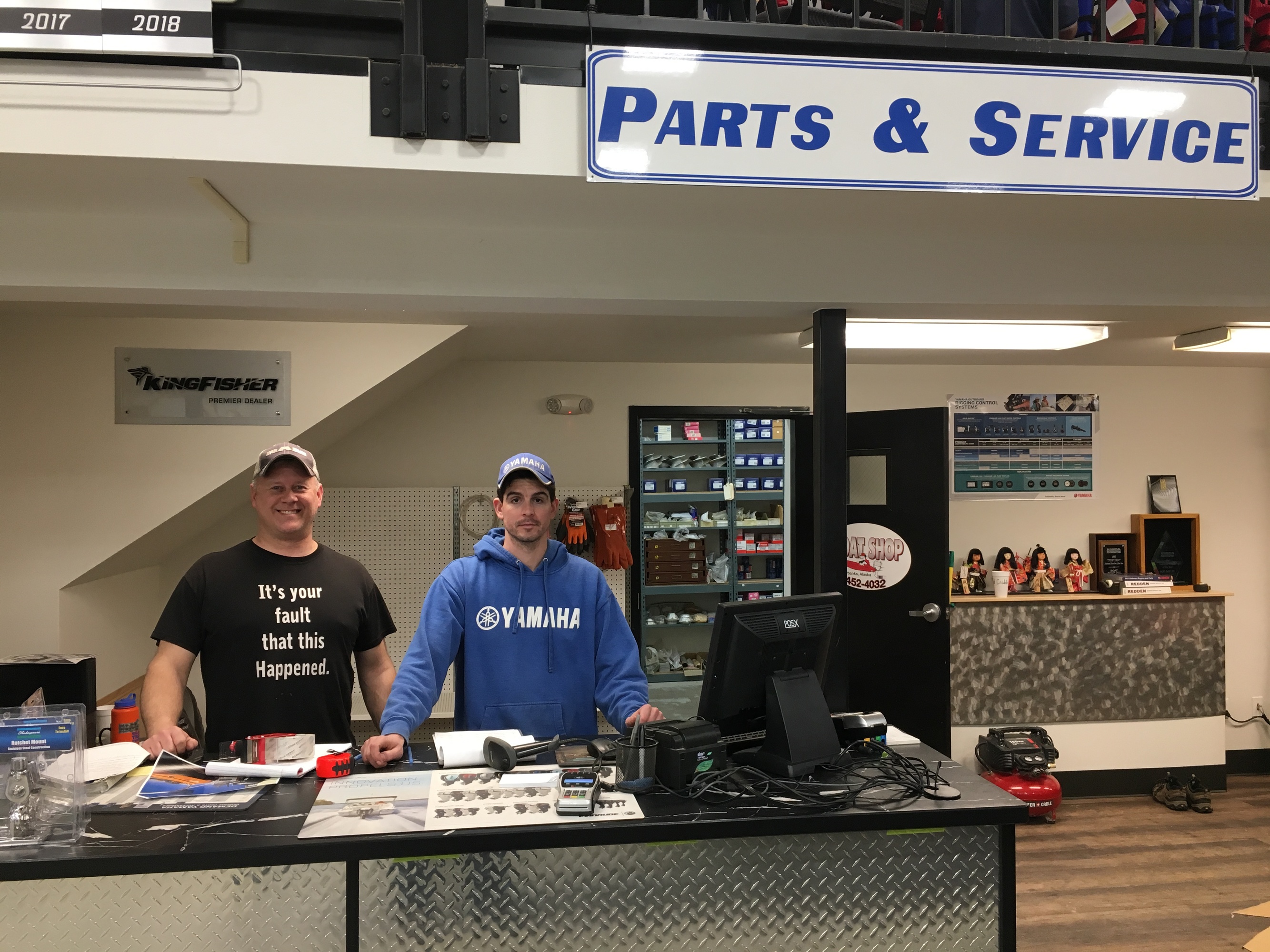 Parts Department, Boat Shop Inc. Fairbanks Alaska